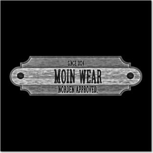 Moin Wear Logo Metal Plate Posters and Art